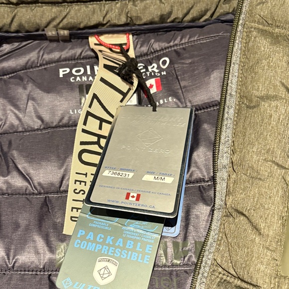 Point Zero Olive Puffer Jacket - Picture 2 of 7